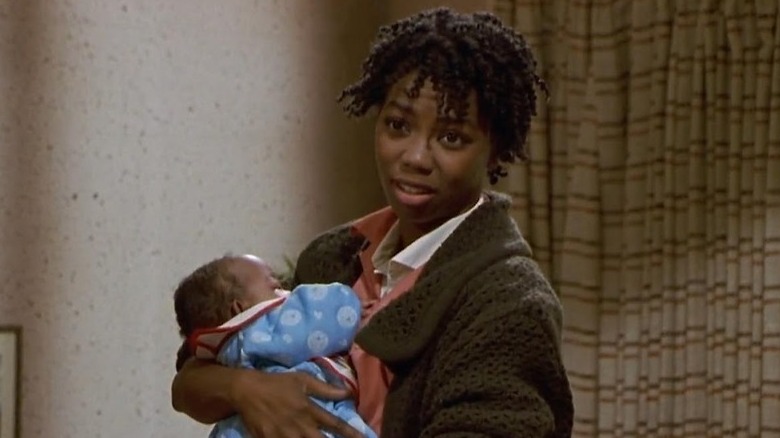 Anne-Marie McCoy holding baby Anthony