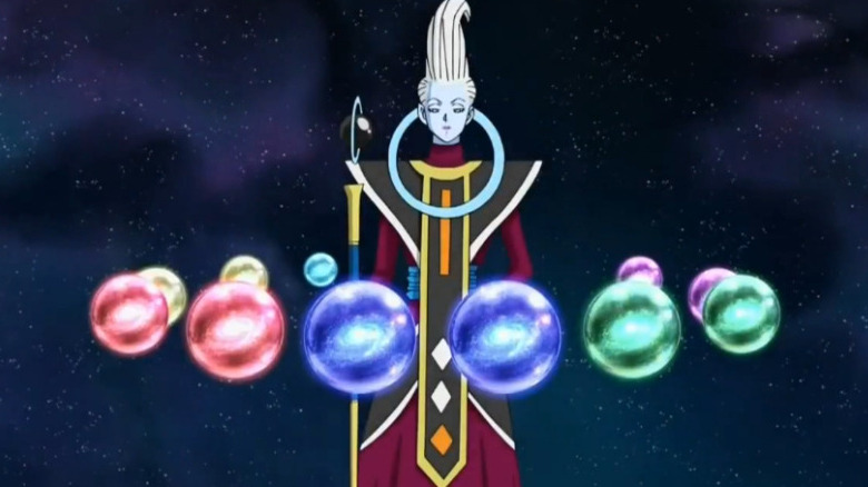 Whis talks about the other universes