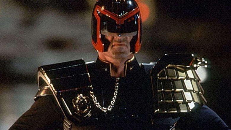 Sylvester Stallone Judge Dredd grim