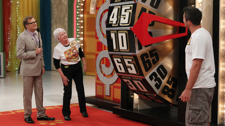 Drew Carey hosting The Price Is Right