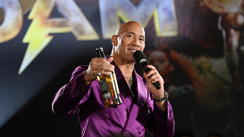 Dwayne Johnson attends the UK Premiere of "Black Adam"