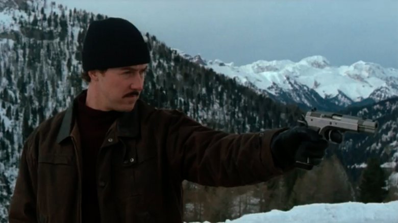 Edward Norton in The Italian Job