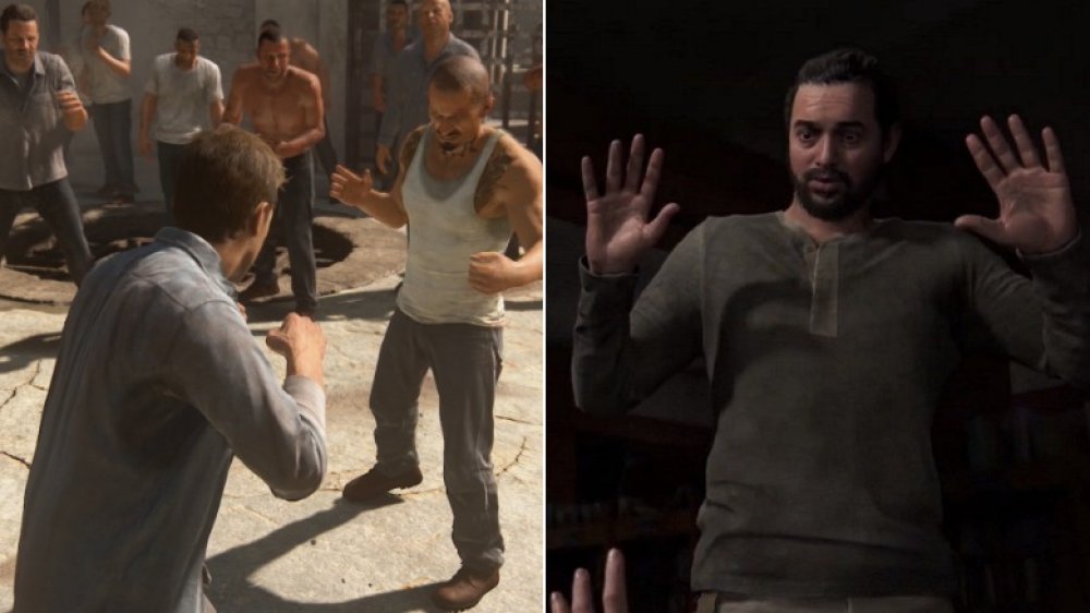 Edda as Gustavo in Uncharted 4 and Manny in The Last of Us Part II