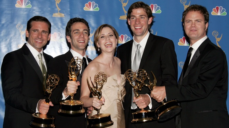 The cast of The Office at the emmys