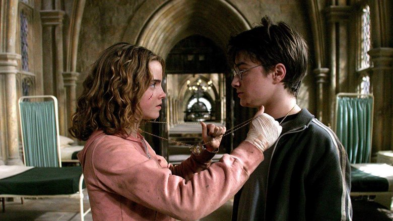 Emma Watson and Daniel Radcliffe in Harry Potter and the Prisoner of Azkaban