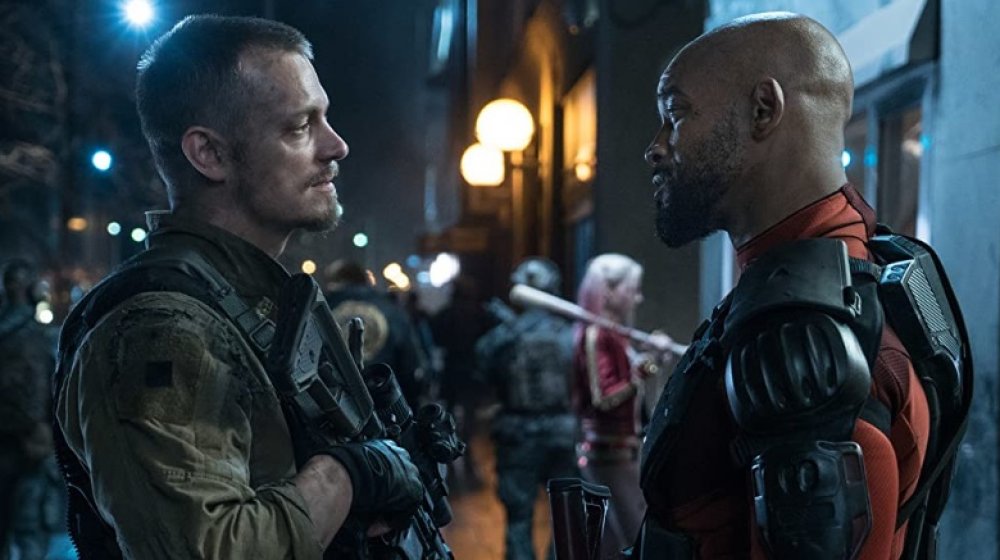 Joel Kinnaman and Will Smith in Suicide Squad