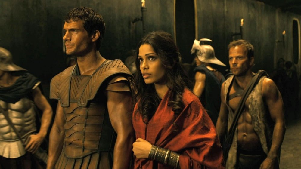 Henry Cavill and Freida Pinto in Immortals