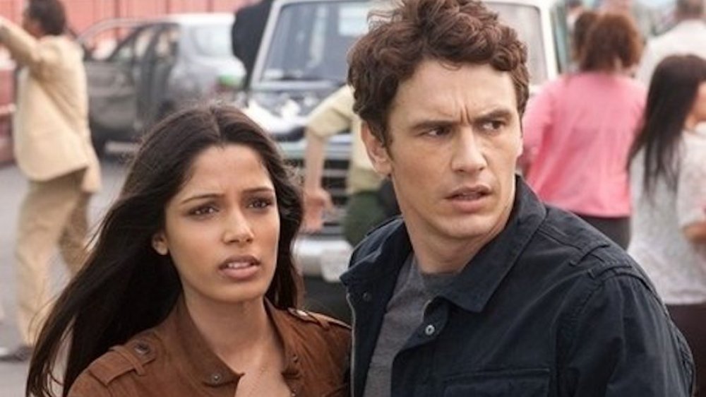 Freida Pinto and James Franco in Rise of the Planet of the Apes