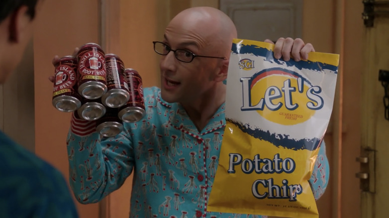 Dean Pelton brings Let's Potato Chips