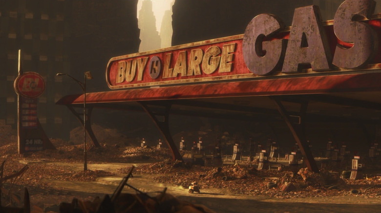 Buy N Large gas station WALL-E