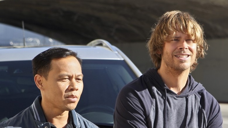 Jemedar Thapa and Deeks talking in NCIS LA