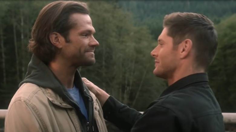 Jared Padalecki and Jensen Ackles face to face