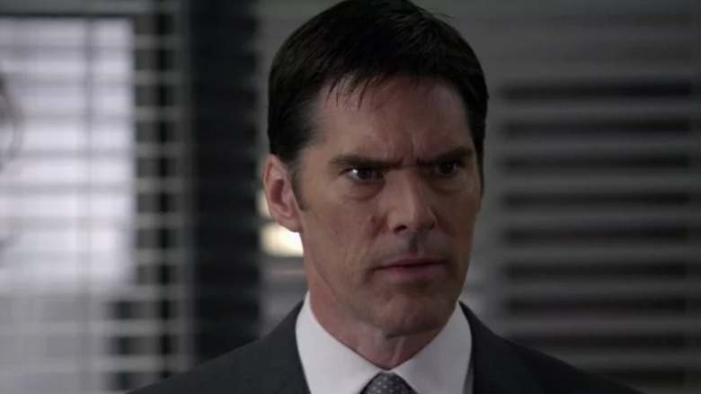 Hotch looks serious