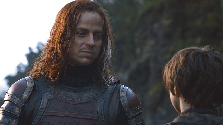 Jaqen H'ghar speaking with Arya 