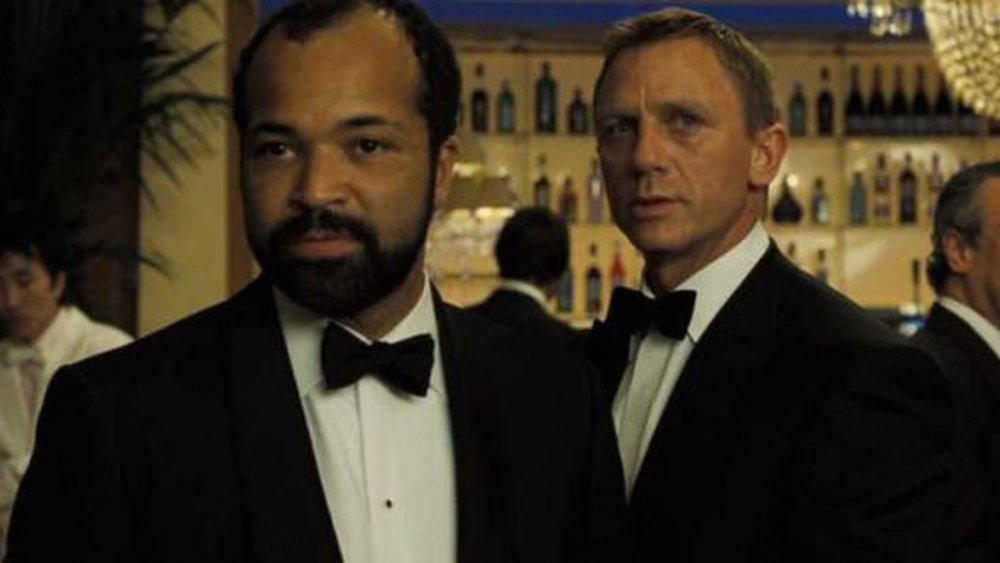 Jeffrey Wright and Daniel Craig as Felix Leiter and James Bond in Casino Royale