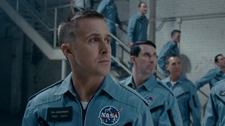 Ryan Gosling as Neil Armstrong in First Man