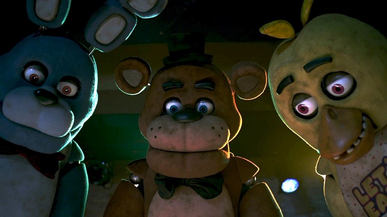 Freddy and friends looking down