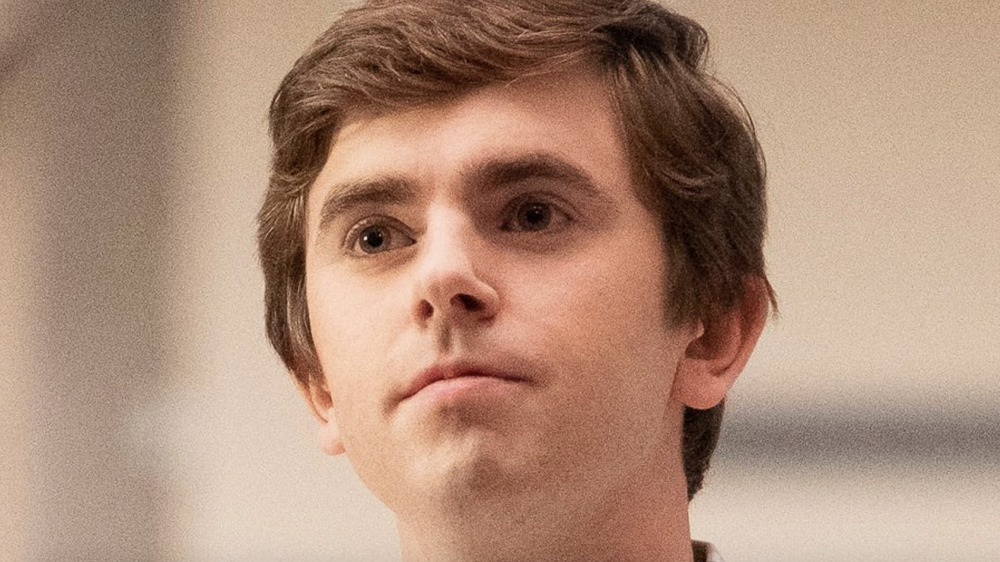 Freddie Highmore doctor looking forward