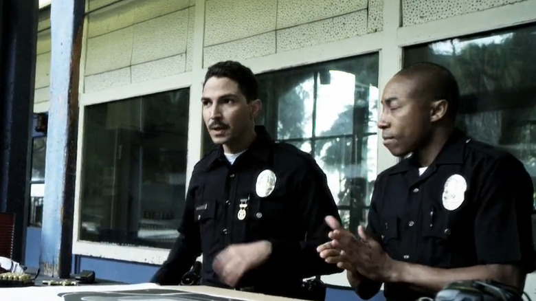 Officer Rodrigo Morales standing 