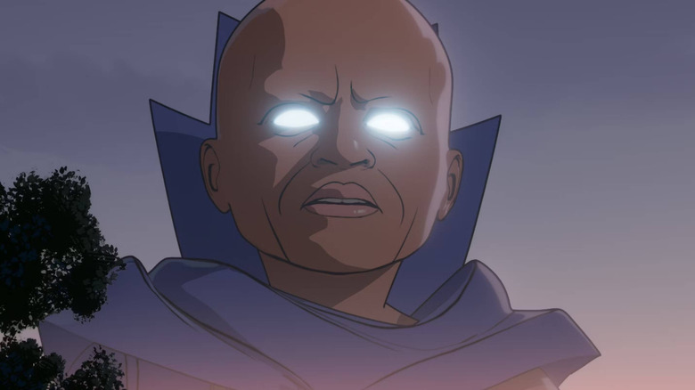 Uatu (Jeffrey Wright) watching over reality in What If...?