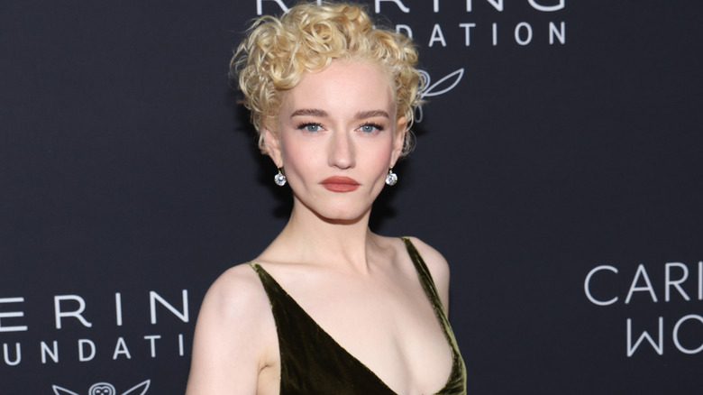 Julia Garner attending an event for the Kering Foundation