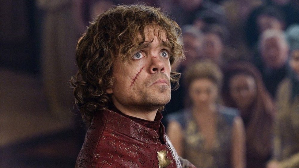 Tyrion Lannister's moderate facial scar on Game of Thrones