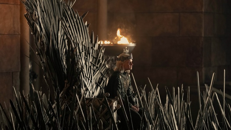 Aegon on Iron Throne