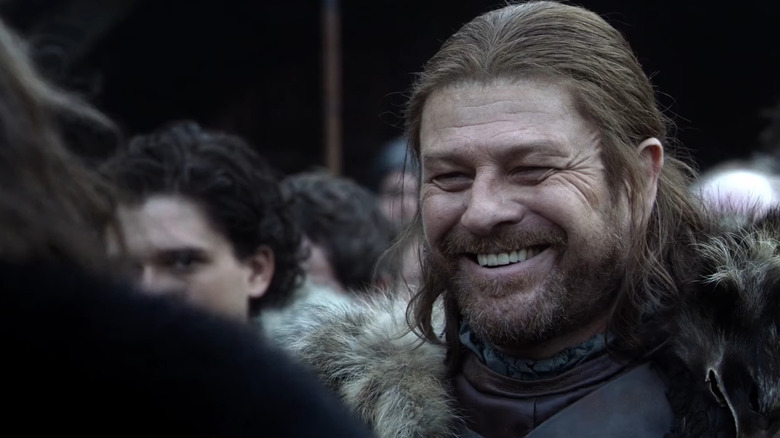 Ned Stark smiling