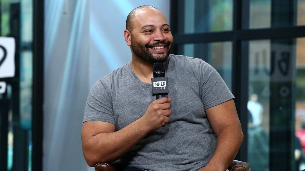 Colton Dunn speaking at Build