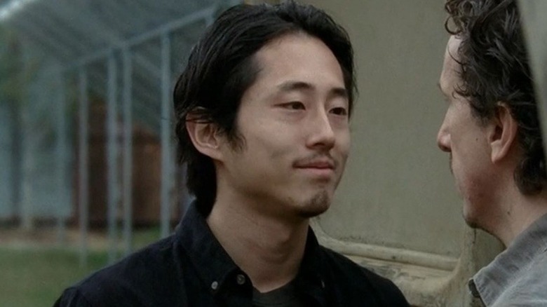 Glenn smiling at Nicholas