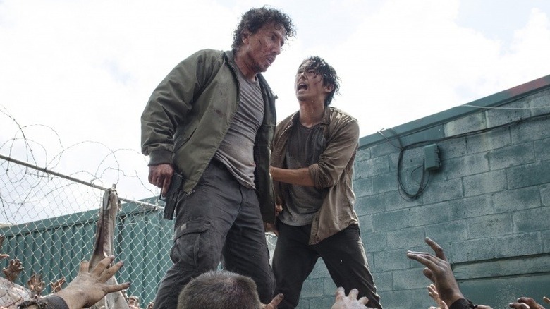 Glenn yelling at Nicholas