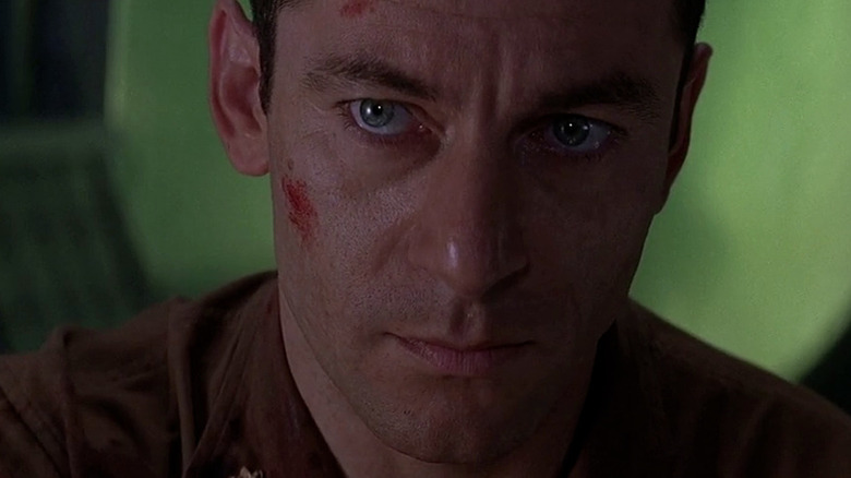 Jason Isaacs DJ bloody face