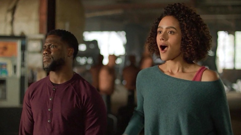 Nathalie Emmanuel surprised reaction