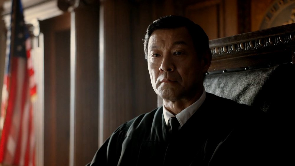 James Saito as the Judge in Big Eyes