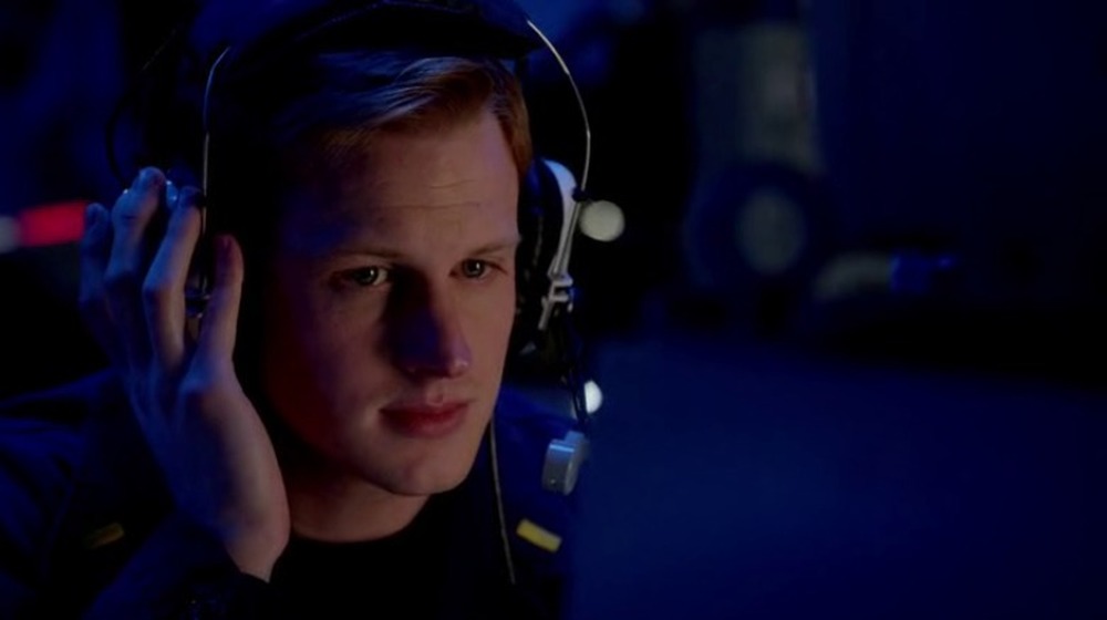 Christopher Sheffield wearing headphones