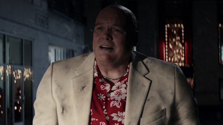 Kingpin looking disheveled 