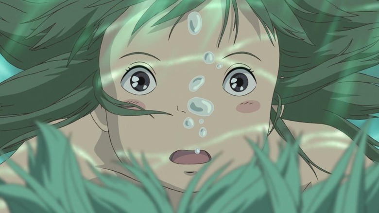 Spirited Away Chihiro underwater