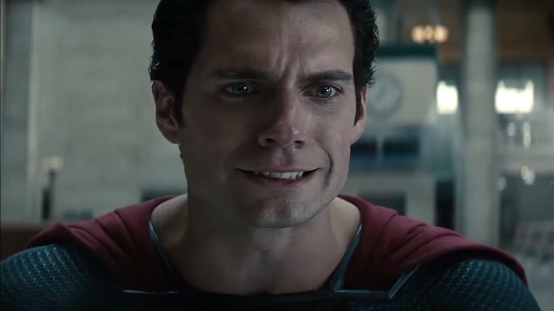 Superman looks devastated