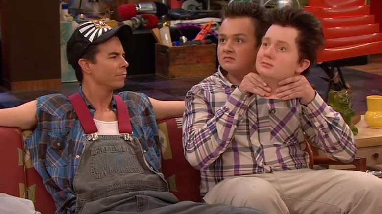 Gibby and Spencer on couch