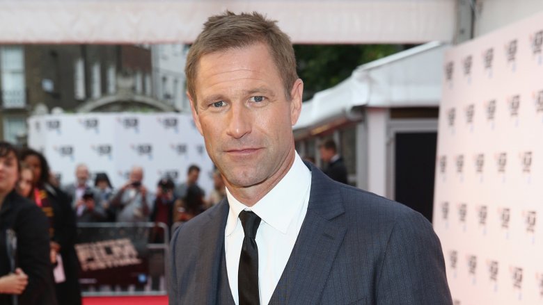 Aaron Eckhart at London Film Festival in 2016