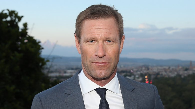 Aaron Eckhart at Sully photocall in 2016