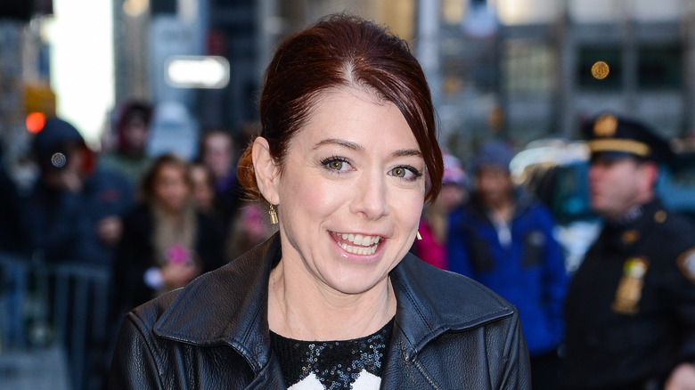 Alyson Hannigan in New York