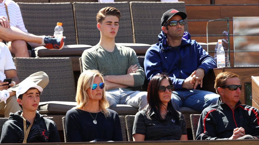 Bridgette Wilson-Sampras with her family