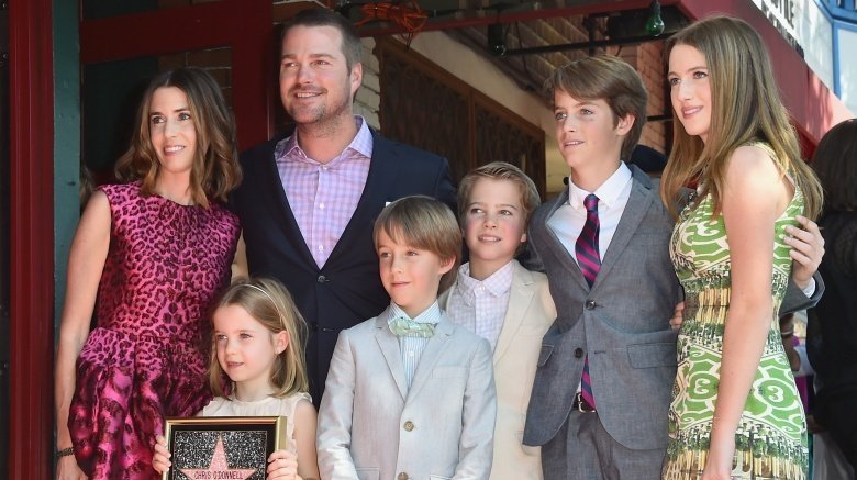 Chris O'Donnell and family