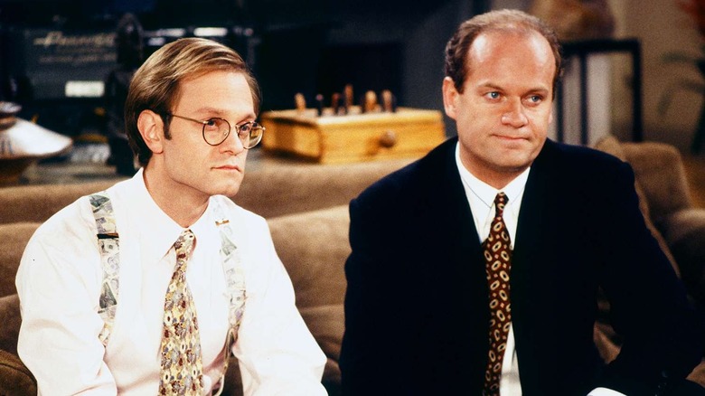 Frasier and Niles listening