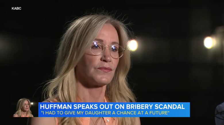 Felicty Huffman on ABC news