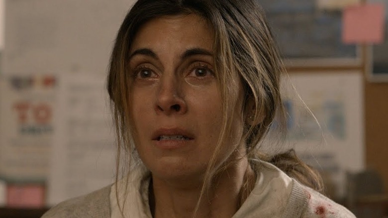 Jamie-Lynn Sigler crying Big Sky