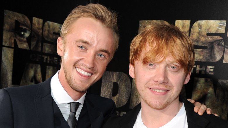 Tom Felton and Rupert Grint