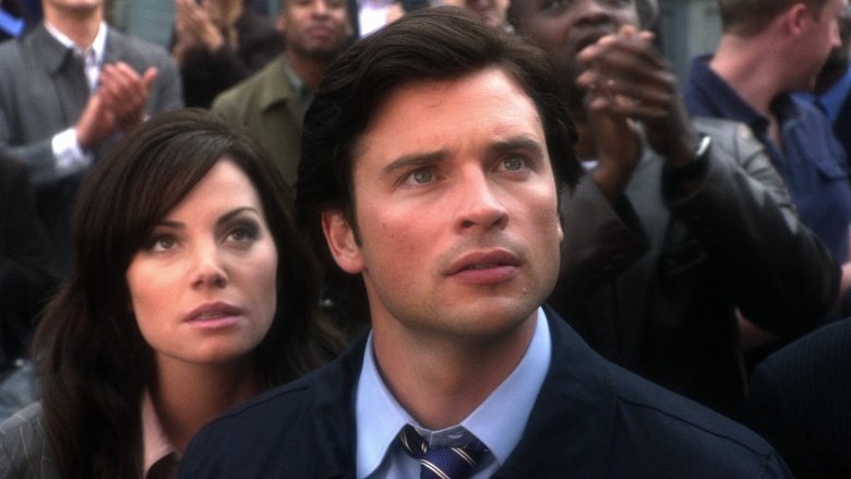 Erica Durance and Tom Welling