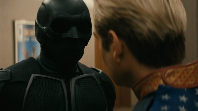 Black Noir talking with Homelander on "The Boys"